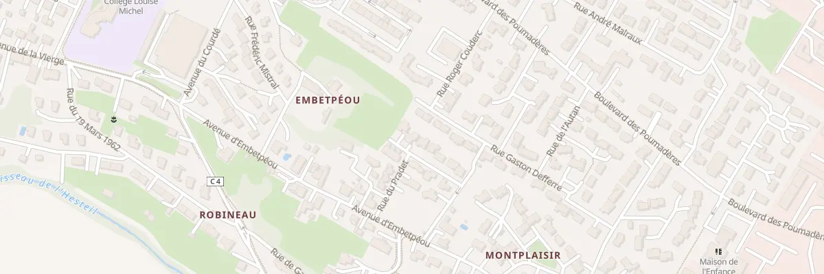 Plan du 22 Rue du Pradet à L’Isle-Jourdain