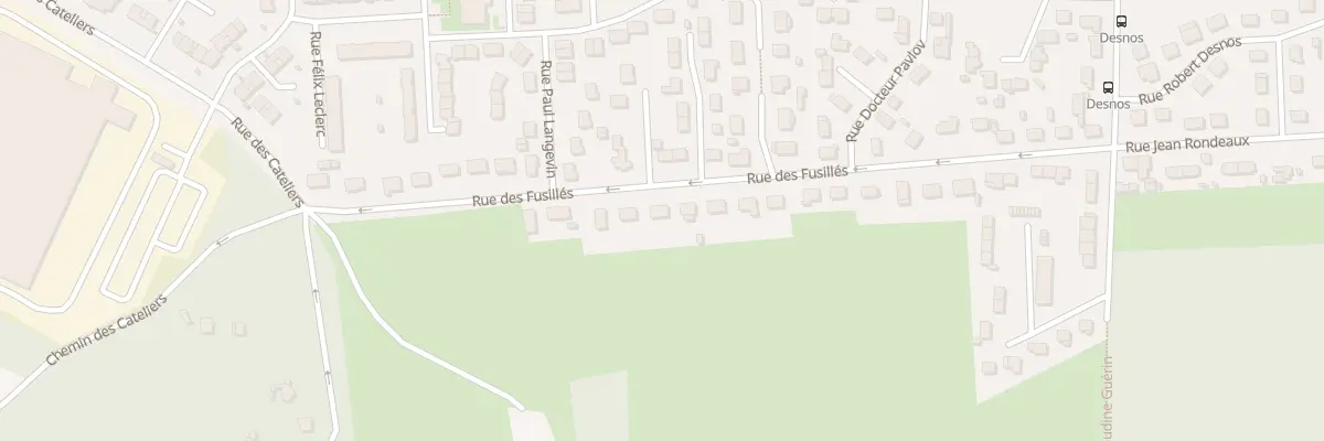Plan du 33 Rue des Fusillés à Saint-Étienne-du-Rouvray