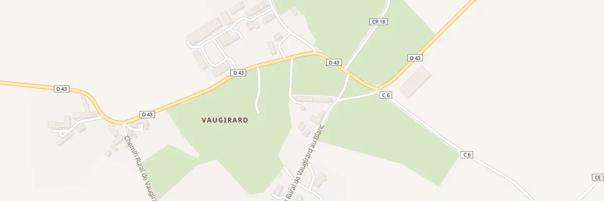 Plan du 5108 Vaugirard à Douadic