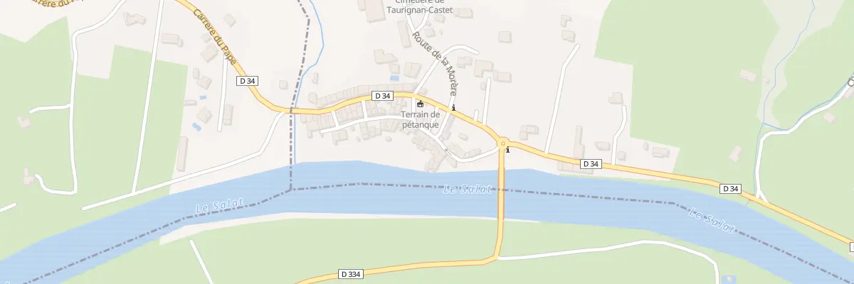 Plan du 24 Village à Taurignan-Castet