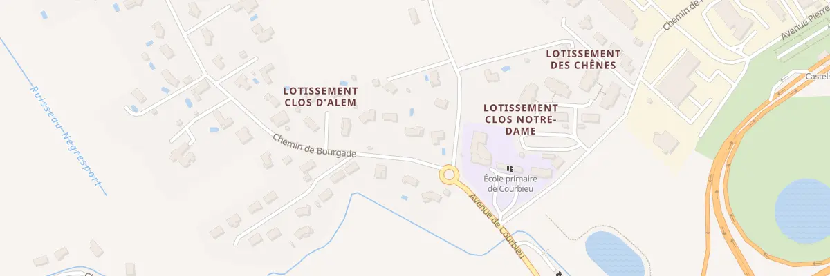 Plan du 32 Che de Bourgade à Castelsarrasin