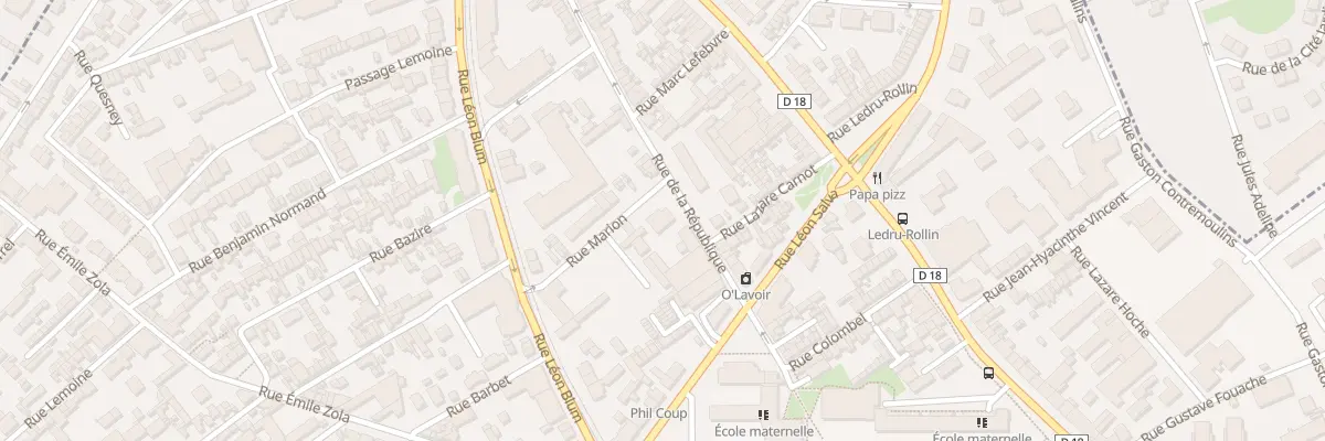 Plan du 1 Rue Marion à Sotteville-lès-Rouen