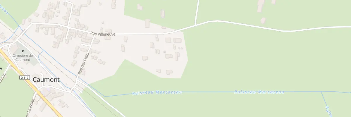 Plan du 5202 Che de Sentaraille à Caumont