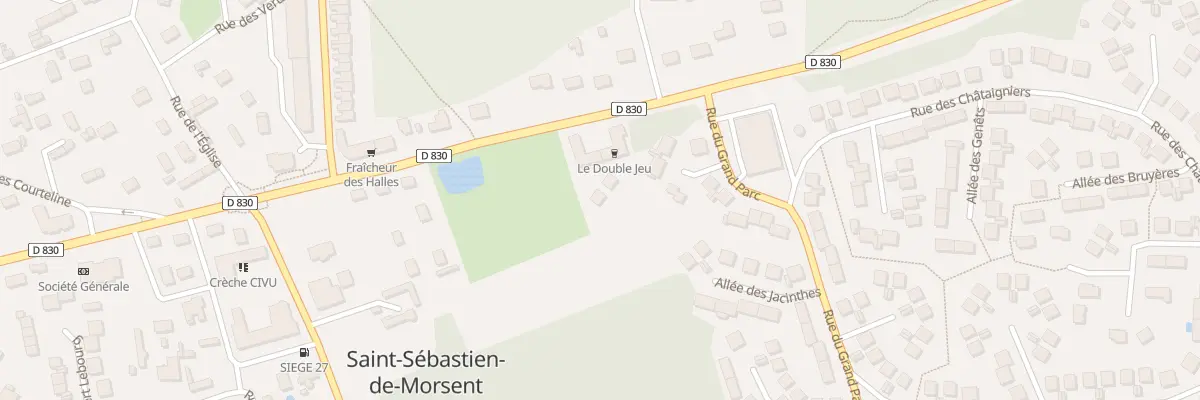 Plan du 1T Rue General de Gaulle à Saint-Sébastien-de-Morsent