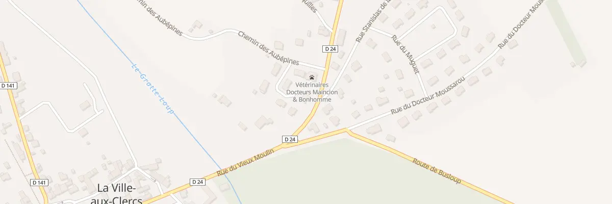 Plan du 7 All des Acacias à La Ville-aux-Clercs