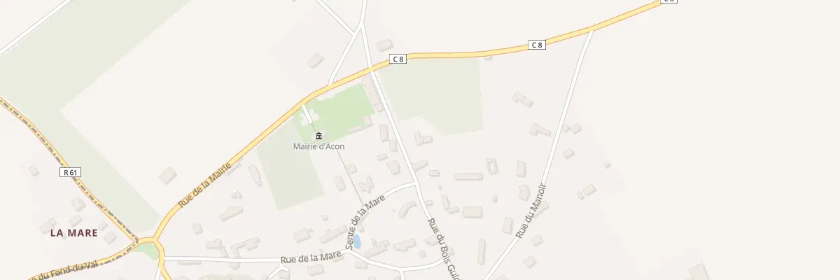 Plan du 3 Rue du Bois Guide à Acon
