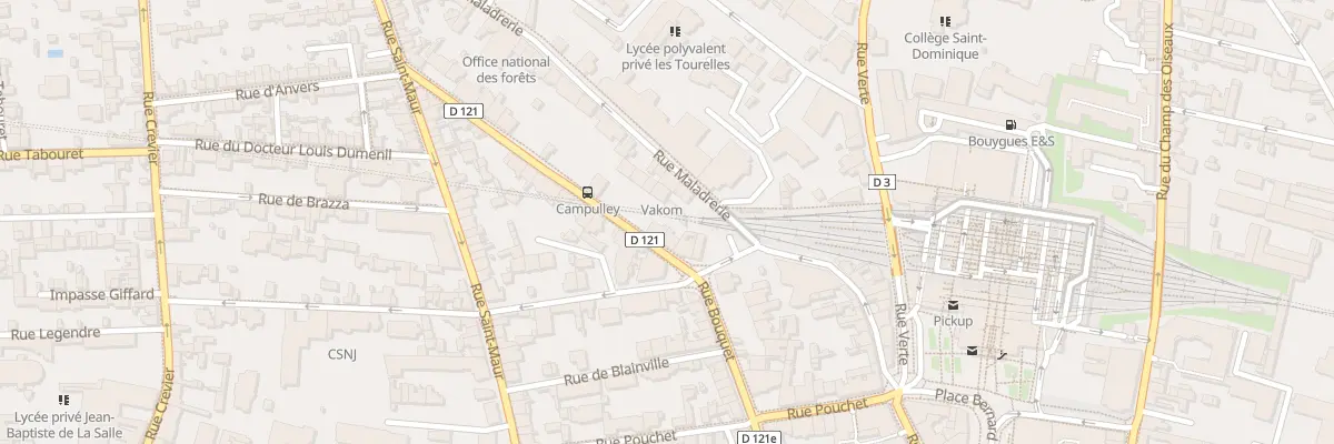 Plan du 36 Rue Bouquet à Rouen