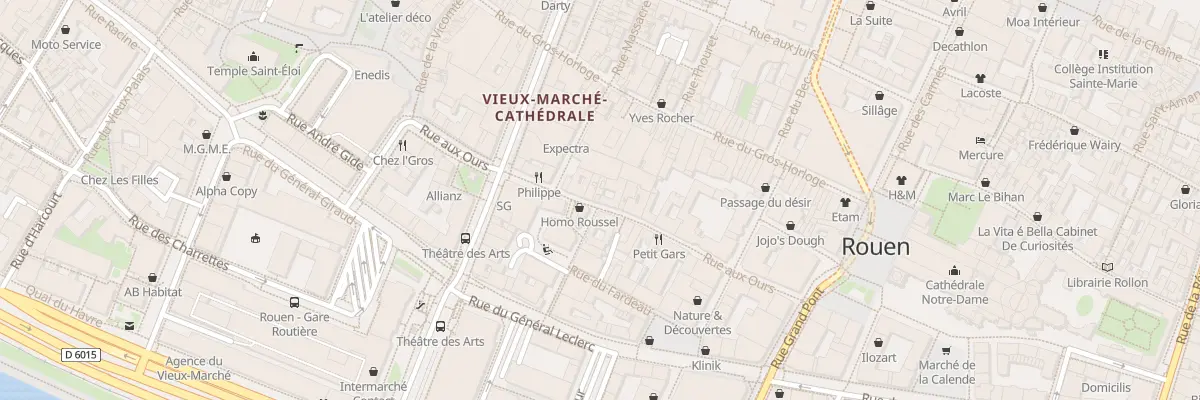 Plan du 42 Rue aux Ours à Rouen