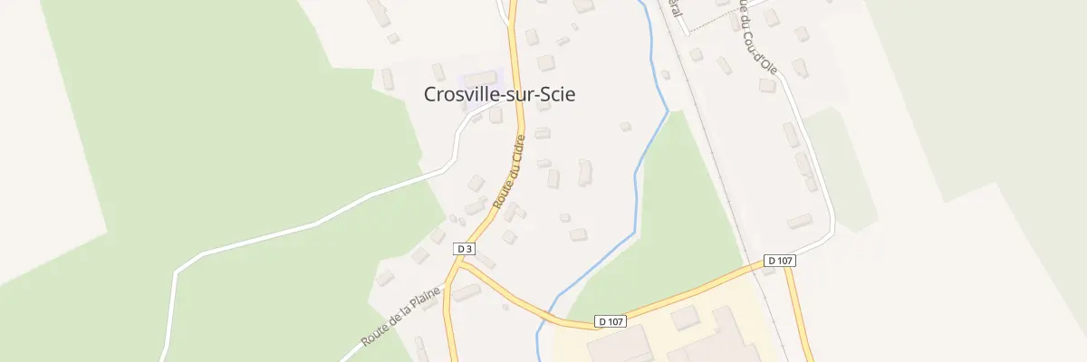 Plan du 16 Rte du Cidre à Crosville-sur-Scie