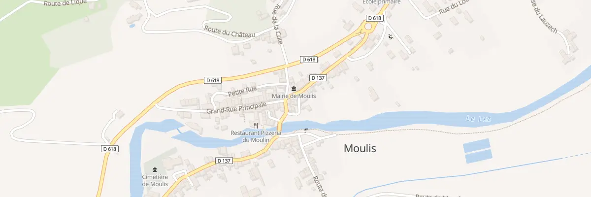 Plan du 2 Rue de la Gare à Moulis