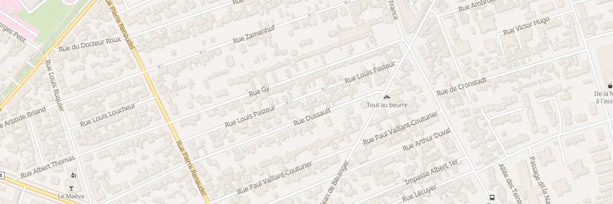 Plan du 17 Rue Pasteur à Sotteville-lès-Rouen