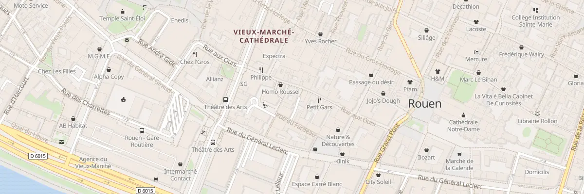 Plan du 51 Rue aux Ours à Rouen