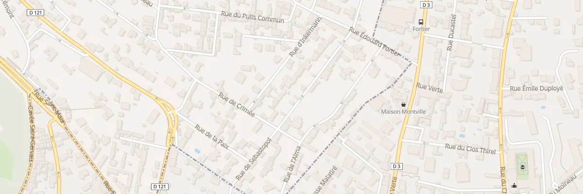 Plan du 13 Rue de Sébastopol à Mont-Saint-Aignan
