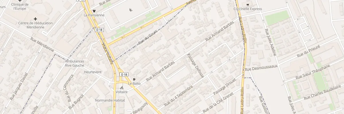 Plan du 46 Rue Armand Barbes à Sotteville-lès-Rouen