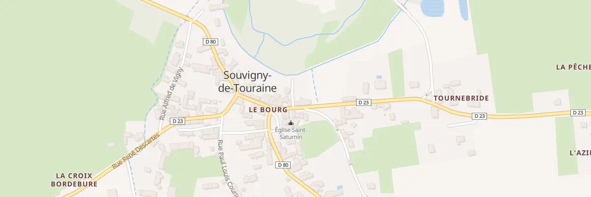 Plan du 11 Rue Nationale à Souvigny-de-Touraine