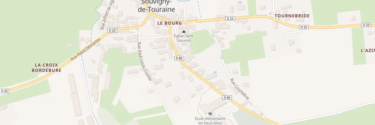 Plan du 9 Rue Ronsard à Souvigny-de-Touraine