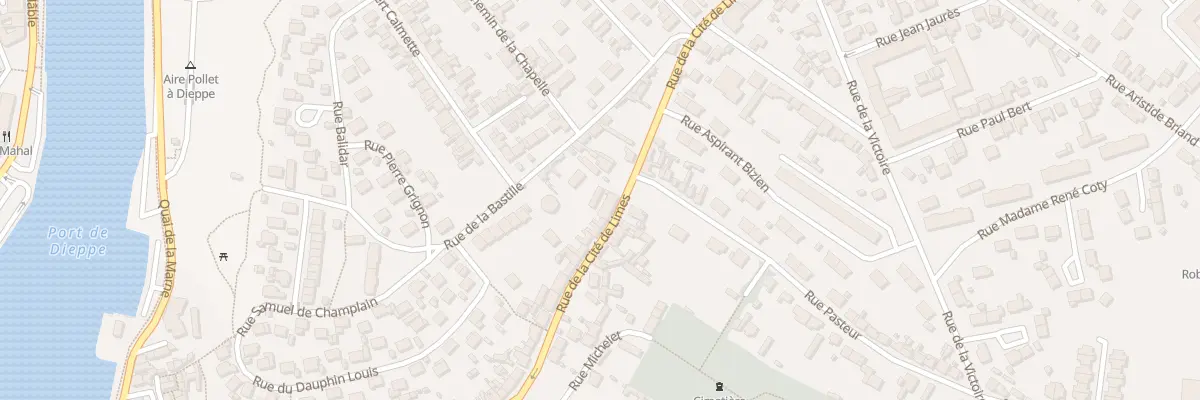 Plan du 117 Rue de la Cite de Limes à Dieppe