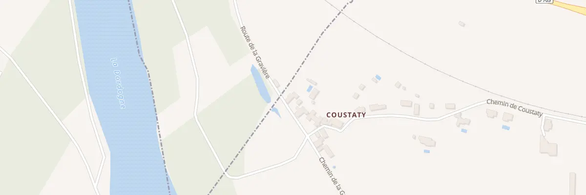 Plan du 941 Coustaty à Castels et Bézenac
