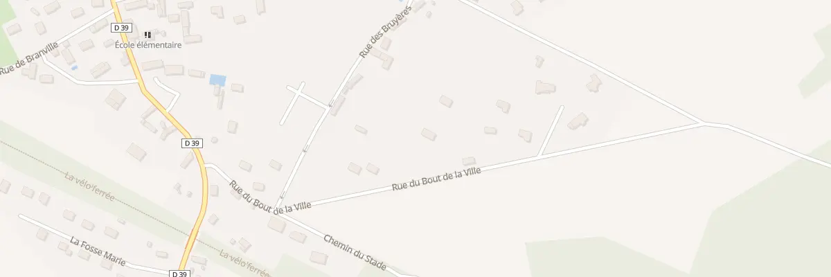 Plan du 5 Le Bout de la Ville à Gauville-la-Campagne