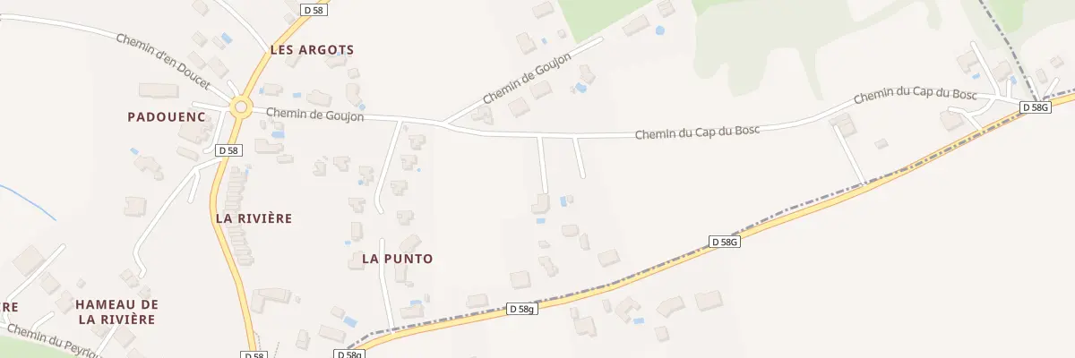 Plan du 5000F La Punto à Empeaux