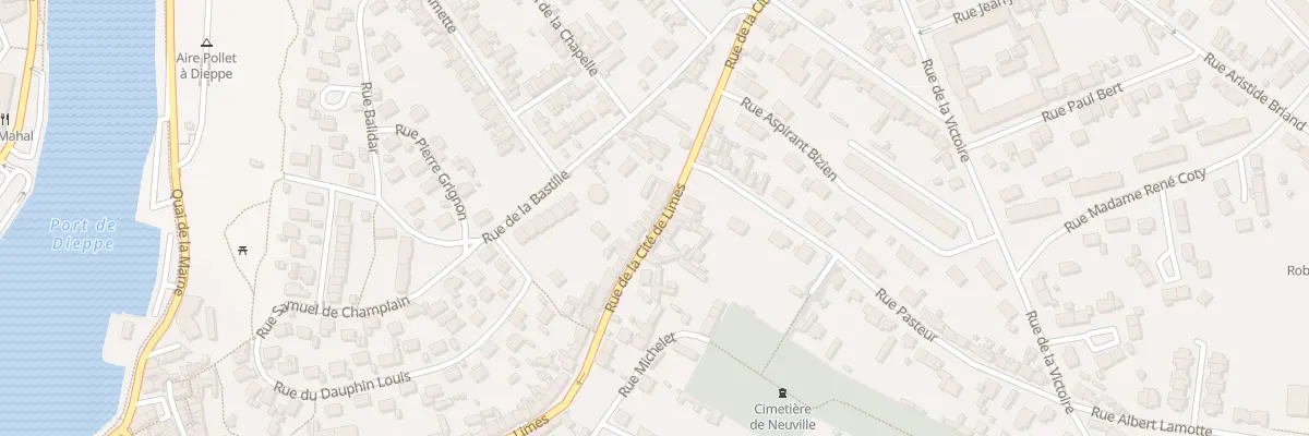 Plan du 23 Rue de la Cite de Limes à Dieppe