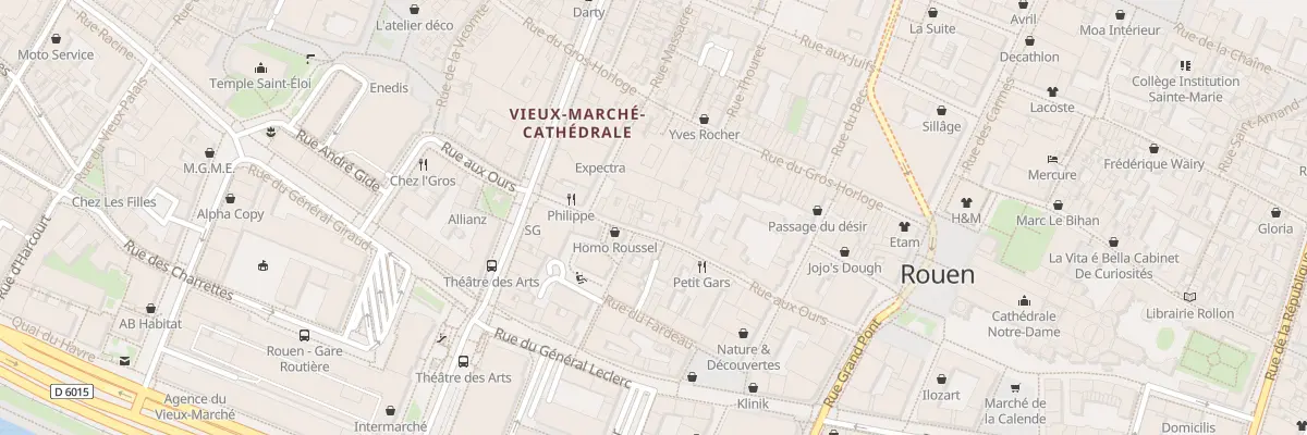 Plan du 40B Rue aux Ours à Rouen