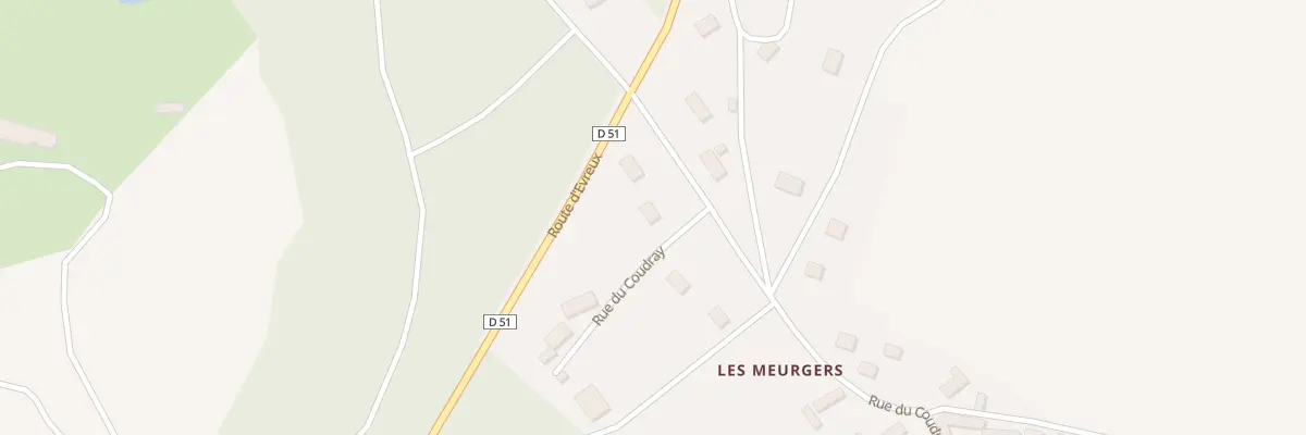 Plan du 4 Rue du Coudray à Sylvains-Lès-Moulins