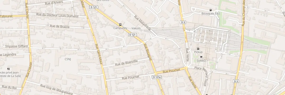 Plan du 9 Rue de Campulley à Rouen