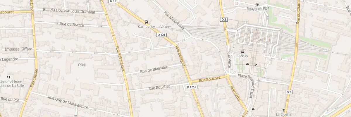 Plan du 43 Rue Bouquet à Rouen