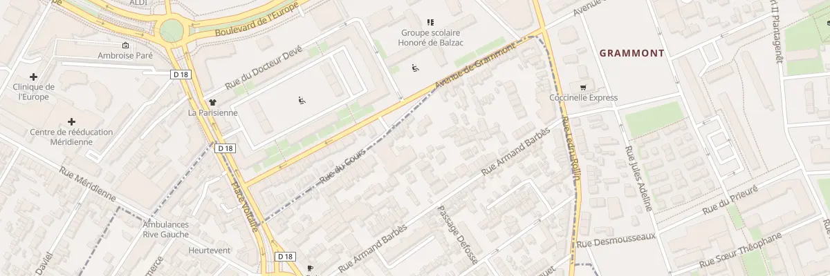 Plan du 22 Rue du Cours à Sotteville-lès-Rouen