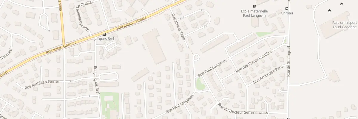 Plan du 12 Rue Enrico Fermi à Saint-Étienne-du-Rouvray