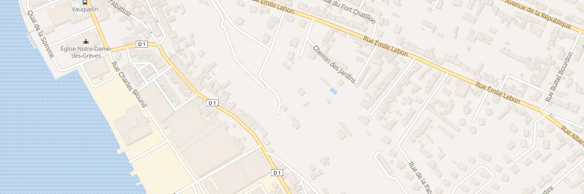 Plan du 2C Rue Emile Lebon à Dieppe