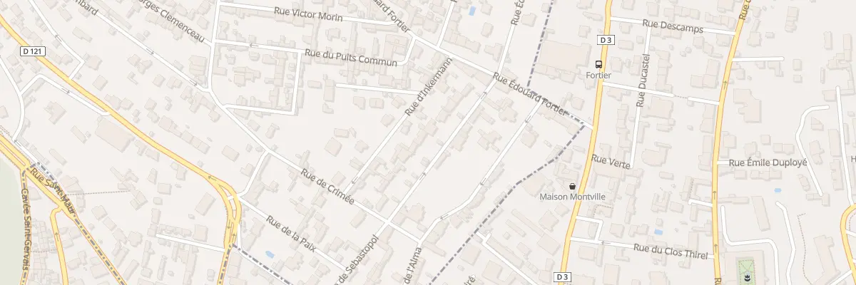 Plan du 19 Rue de Sébastopol à Mont-Saint-Aignan