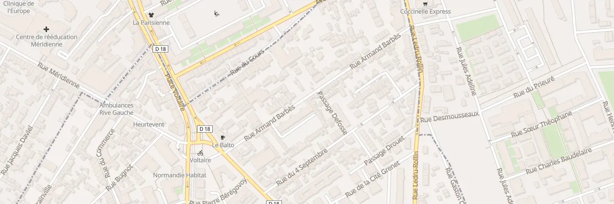 Plan du 63 Rue Armand Barbes à Sotteville-lès-Rouen