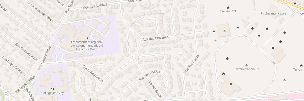 Plan du 1 Rue des Ormes à Sotteville-lès-Rouen
