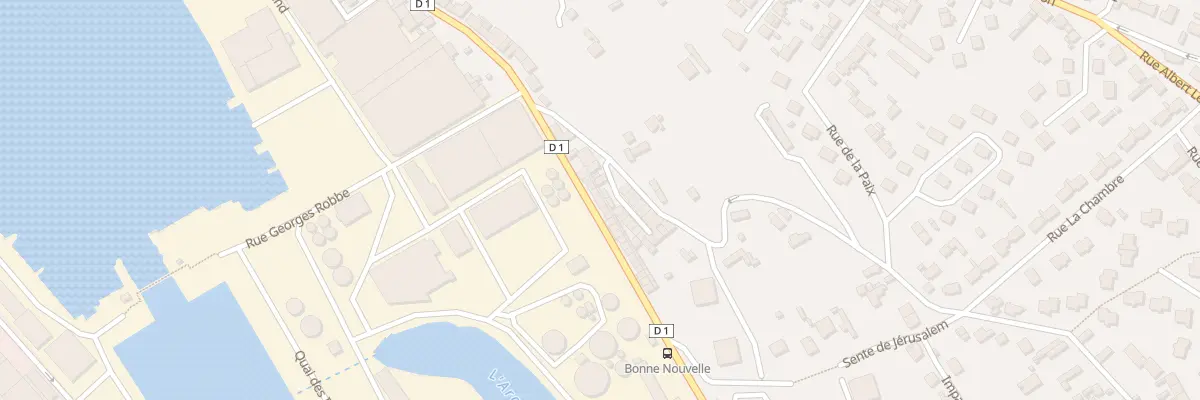 Plan du 23 Rte de Bonne Nouvelle à Dieppe