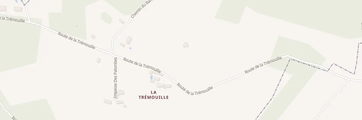 Plan du 741 Rte de la Trémouille à Bars