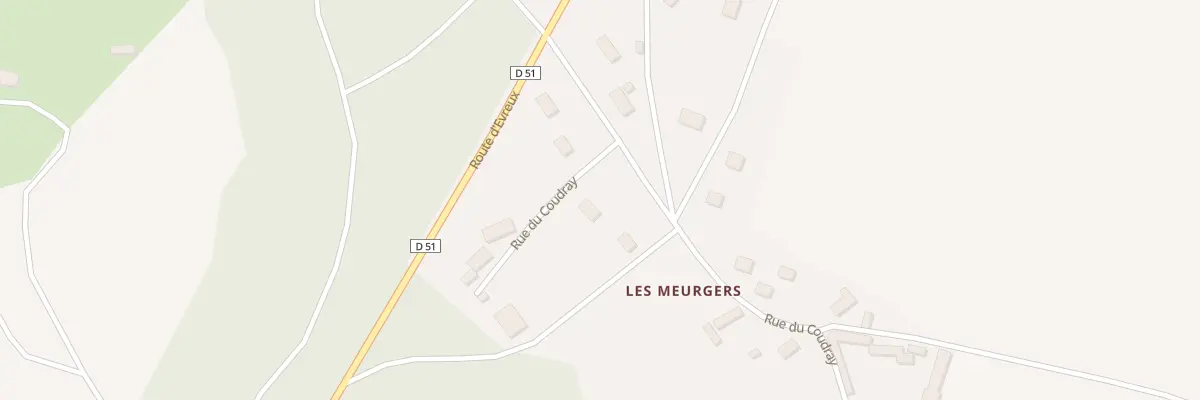 Plan du 6 Rue du Coudray à Sylvains-Lès-Moulins
