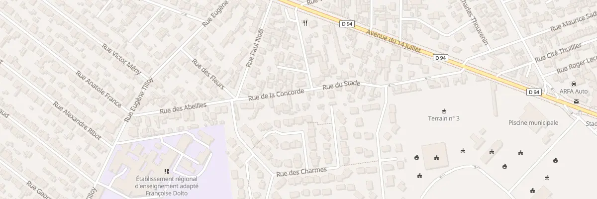 Plan du 9 Rue de la Concorde à Sotteville-lès-Rouen