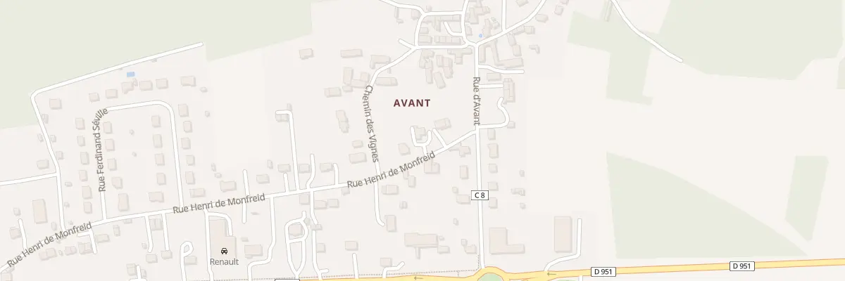 Plan du 21 Rue Henri de Monfreid au Blanc