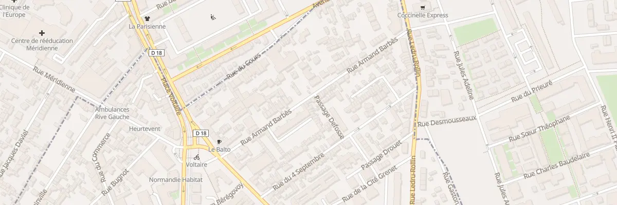 Plan du 59 Rue Armand Barbes à Sotteville-lès-Rouen