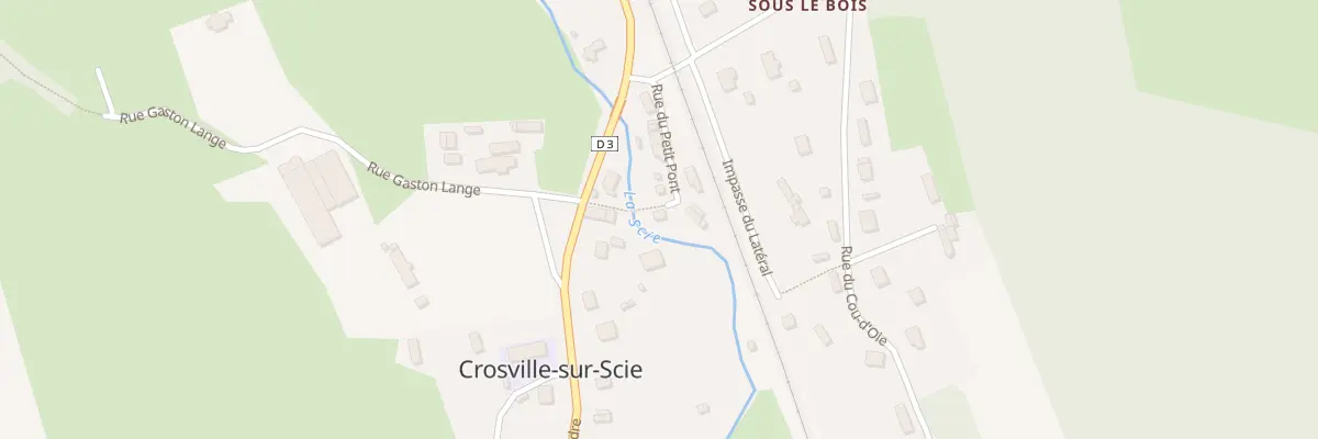 Plan du 5 Rue du Petit Pont à Crosville-sur-Scie