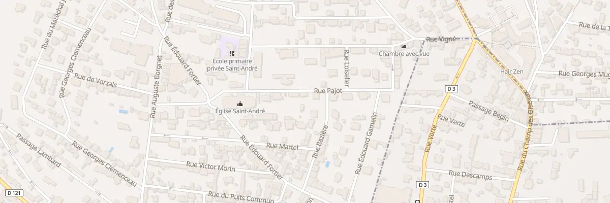 Plan du 10 Rue Pajot à Mont-Saint-Aignan