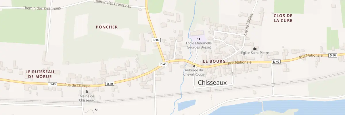 Plan du 31 Rue Nationale à Chisseaux