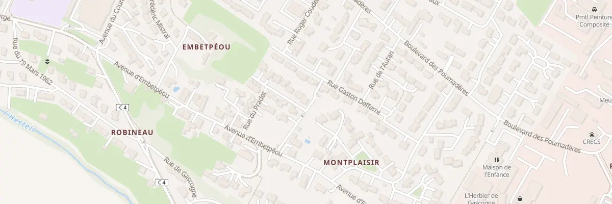 Plan du 32 Rue du Pradet à L’Isle-Jourdain