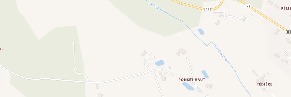 Plan du 836 Che des Ounclets à Comberouger