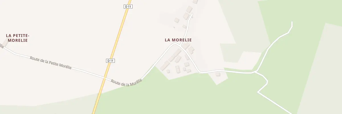 Plan du 14 Rte de la Morelie au Chalard