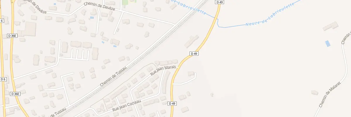 Plan du 2 Rue Jean Marais à Cazères