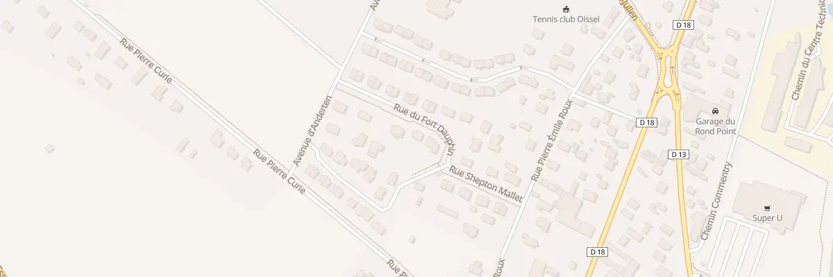 Plan du 14 Rue de Fort Dauphin à Oissel-sur-Seine