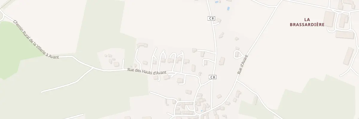 Plan du 8 Rue des Hauts d’Avant au Blanc